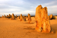 The Pinnacles Desert in the heart of the Nambung National Park, Western Australia