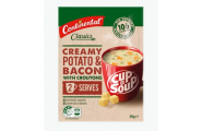 Cup A Soup Creamy Potato & Bacon With Croutons - Continental - 50g/ 2 Serves