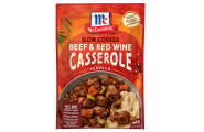 Slow Cookers Recipe Base Beef & Red Wine Casserole - McCormick - 40g