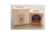 Votive Candle Frosted Glass & Votive Candle (Australian Bush) Pack by Kirra