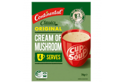 Cup A Soup Classic Cream of Mushroom - Continental- 70g/ 4 Pack