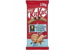 Nestle Kit Kat Milk Choc Chunk Cookie Block 170g