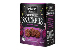 Olina's Bakehouse Snackers Seeded Crackers Roasted Beetroot 140g