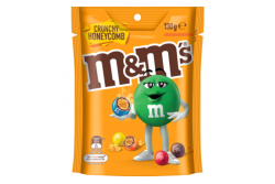 M&M'S Crunchy Honeycomb Chocolate Pouch 130g
