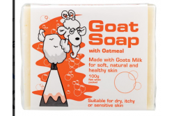 Goat Soap with Oatmeal  100g