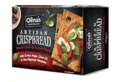 Olina’s Bakehouse Snackers Crispbread Black Olive & Italian Herb 170g