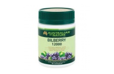 Bilberry- 1200mg- Australian By Nature- 90 Capsules