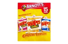 Shapes Cheese Lovers Multipack- Arnott’s- 375g/ 15 Packets