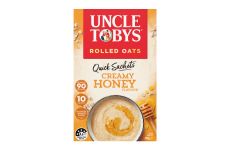 Oats Quick Sachets Creamy Honey - Uncle Tobys - 350g
