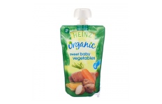 Organic Sweet Baby Vegetables Baby Food 4 Mths Plus by Heinz 120g