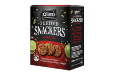 Olina’s Bakehouse Snackers Seeded Crackers Chilli & Lime 140g
