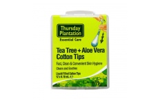 Tea Tree & Aloe Vera cotton tips by Thursday Plantation 12 pack